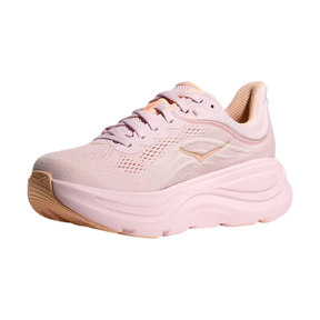 Hoka Bondi 9 Running Shoe Women - Lilac Cream/Tangerine Glow Running Shoes Hoka