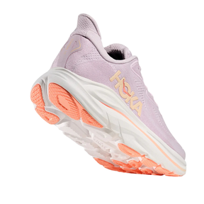 Hoka Clifton 10 Running Shoe Women - Lilac Cream/Tangerine Glow Running Shoes Hoka