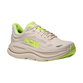 Hoka Bondi 9 Running Shoe Men - Grout/Neon Yuzu Running Shoes Hoka