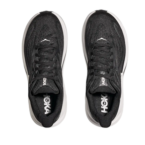 Hoka Clifton 10 Running Shoe Wide Men - Black/White Running Shoes Hoka