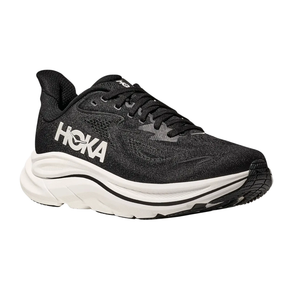 Hoka Clifton 10 Running Shoe Wide Men - Black/White Running Shoes Hoka