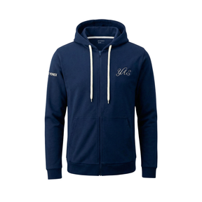 Yonex All England 1899 Unisex Zip Hoodie 26 - Oxford Blue Clothing Yonex