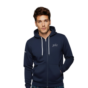 Yonex All England 1899 Unisex Zip Hoodie 26 - Oxford Blue Clothing Yonex