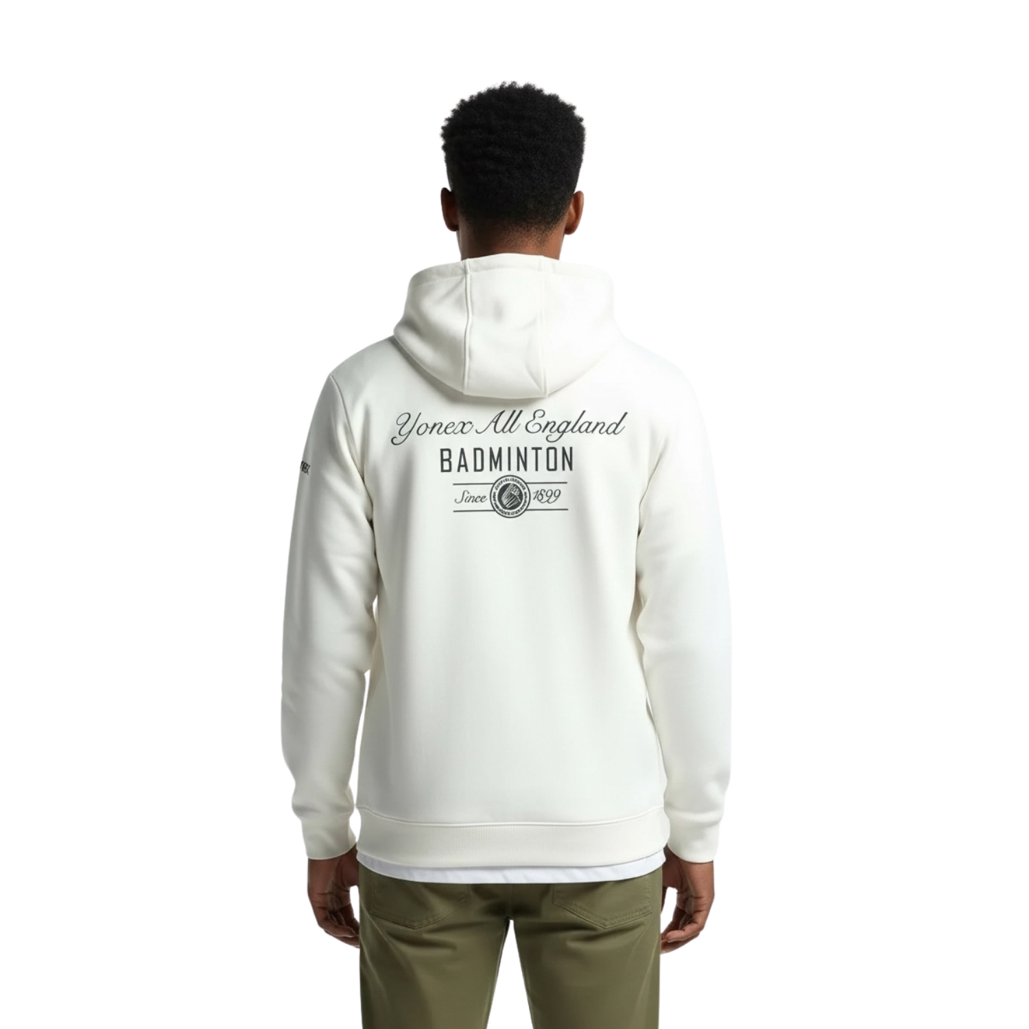 Yonex All England 1899 Unisex Zip Hoodie 26 - Cream Yonex All England 1899 Unisex Zip Hoodie 26 - Cream