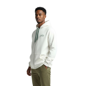 Yonex All England 1899 Unisex Zip Hoodie 26 - Cream Clothing Yonex