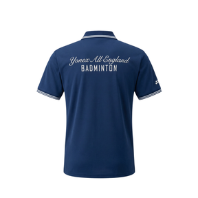 Yonex All England 1899 S/S Polo Shirt 26 - Oxford Navy Clothing Yonex