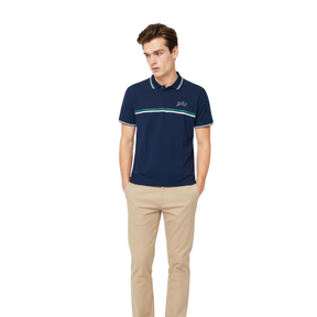 Yonex All England 1899 S/S Polo Shirt 26 - Oxford Navy Clothing Yonex