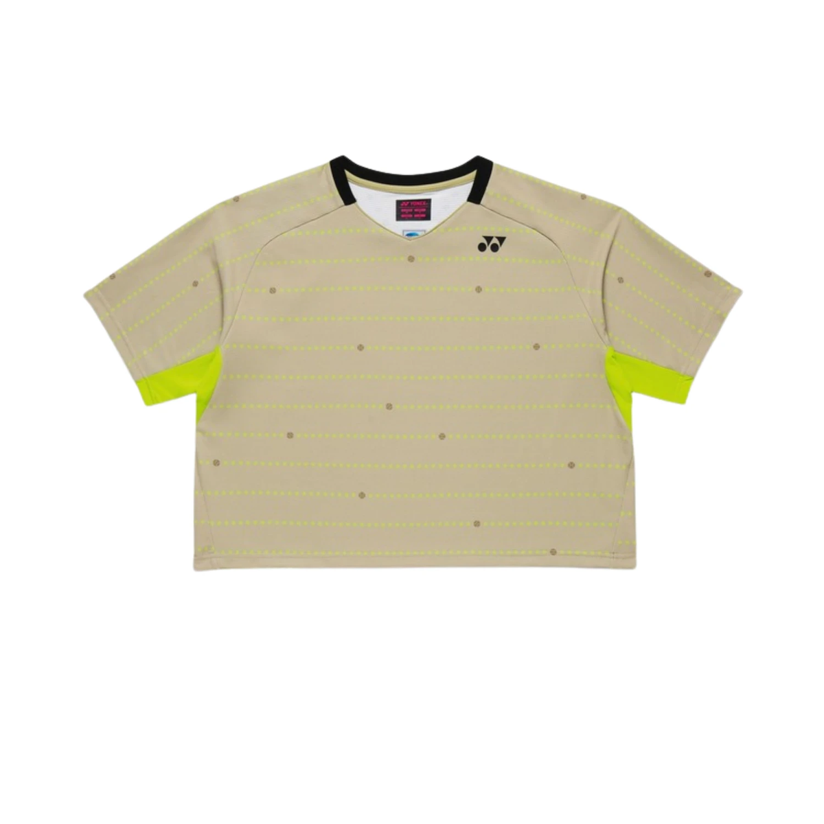 Yonex 20937EX Crew Neck Shirt Tournament 2026 Women - Khaki Beige Khaki Beige Clothing Yonex