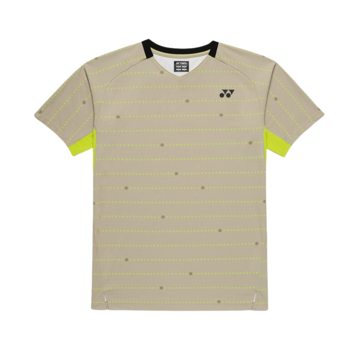 Yonex 10710EX Tournament Crew Neck Shirt 2026 Unisex - Khaki Beige Khaki Beige Clothing Yonex