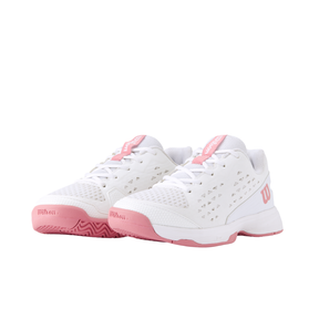 Wilson Rush Pro L Tennis Shoes Junior - White/Pink Tennis Shoes Wilson
