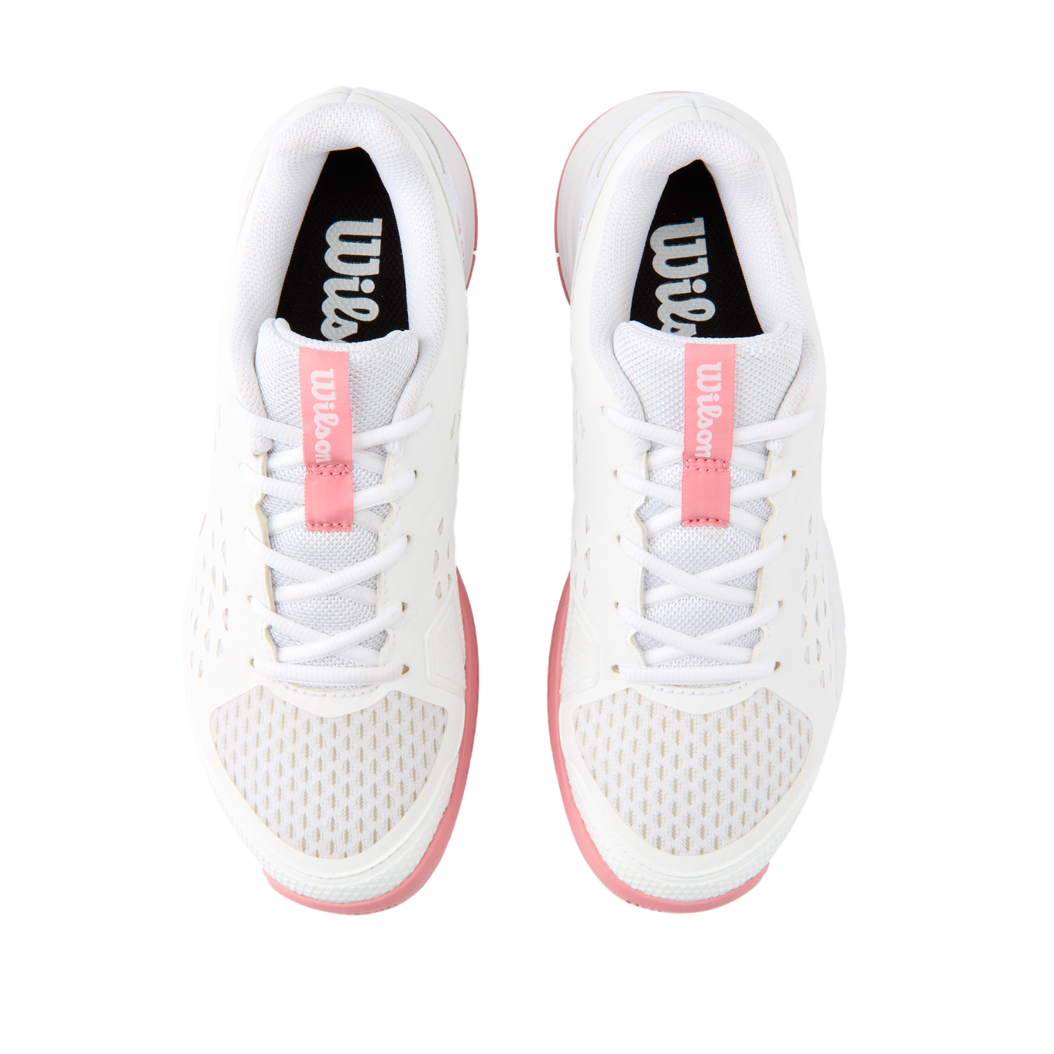 Wilson Rush Pro L Tennis Shoes Junior - White/Pink Tennis Shoes Wilson