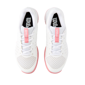 Wilson Rush Pro L Tennis Shoes Junior - White/Pink Tennis Shoes Wilson