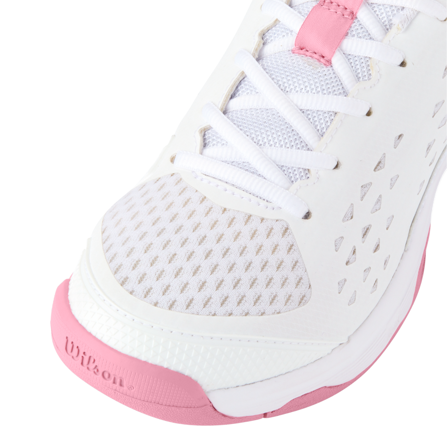 Wilson Rush Pro L Tennis Shoes Junior - White/Pink Tennis Shoes Wilson