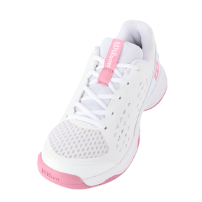 Wilson Rush Pro L Tennis Shoes Junior - White/Pink Tennis Shoes Wilson