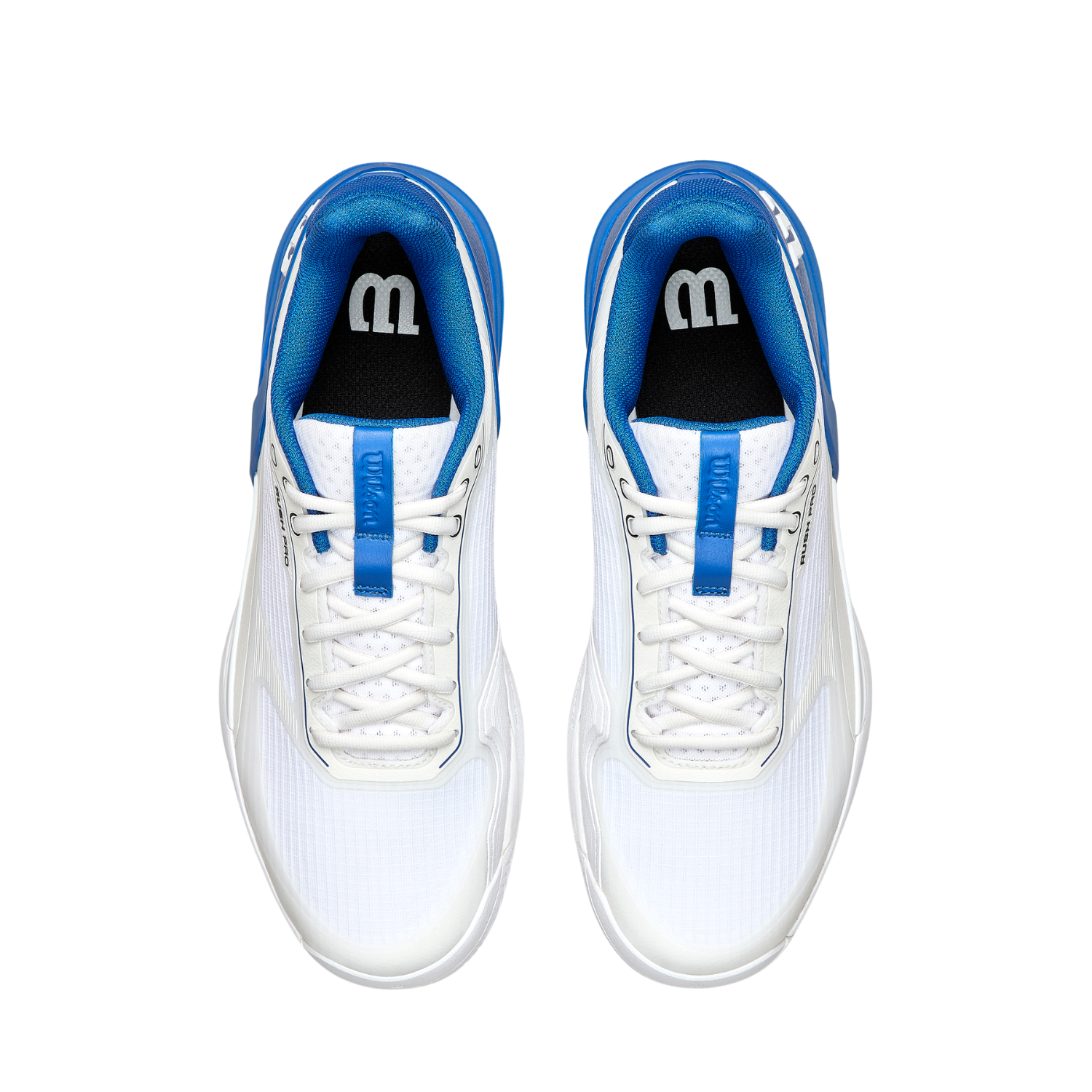 Wilson Rush Pro 5 Tennis Shoe Men - White/Blue Tennis Shoes Wilson