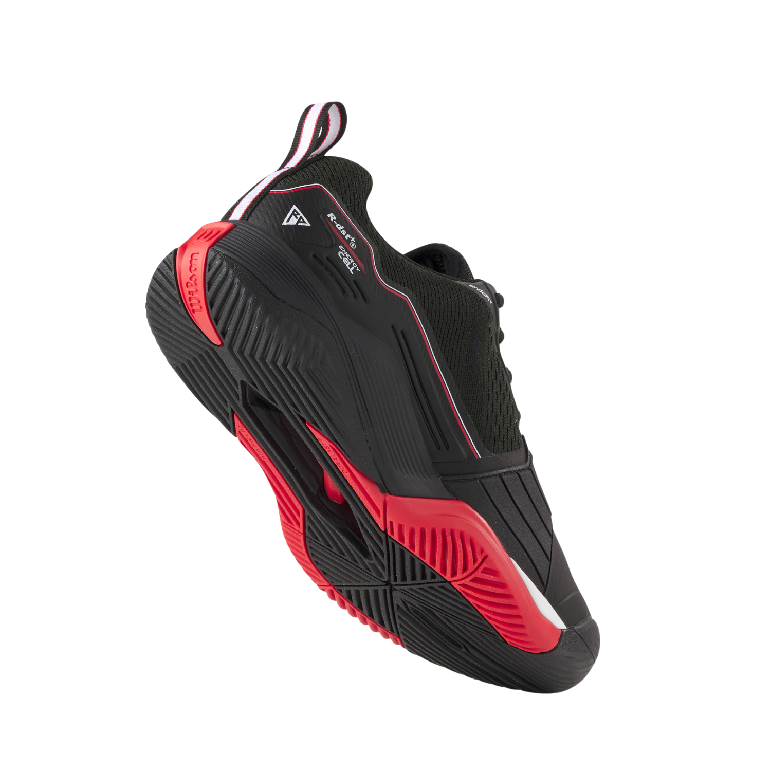 Wilson Rush Pro 4.5 Tennis Shoes Men - Black/Red Tennis Shoes Wilson