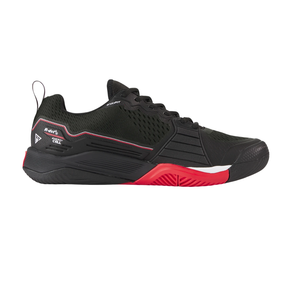 Wilson Rush Pro 4.5 Tennis Shoes Men - Black/Red Tennis Shoes Wilson