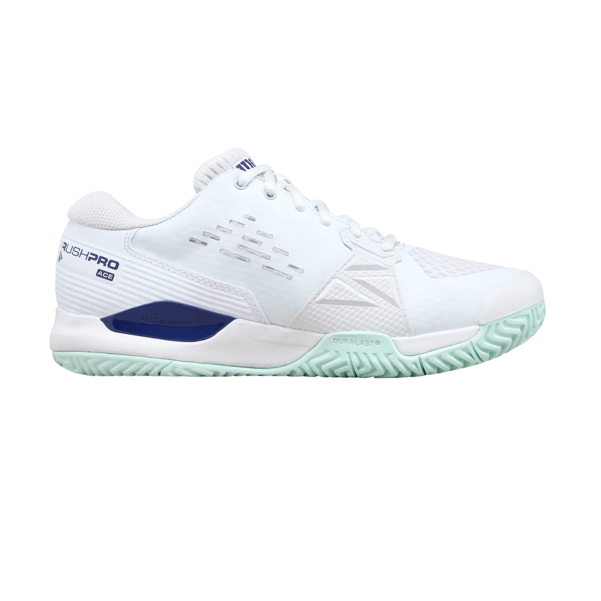 Wilson Rush Pro Ace Junior Tennis Shoe - White/Bay/Skipper Blue Tennis Shoes Wilson