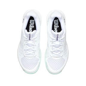 Wilson Rush Pro Ace Junior L Tennis Shoe - White/Bay/Skipper Blue Tennis Shoes Wilson