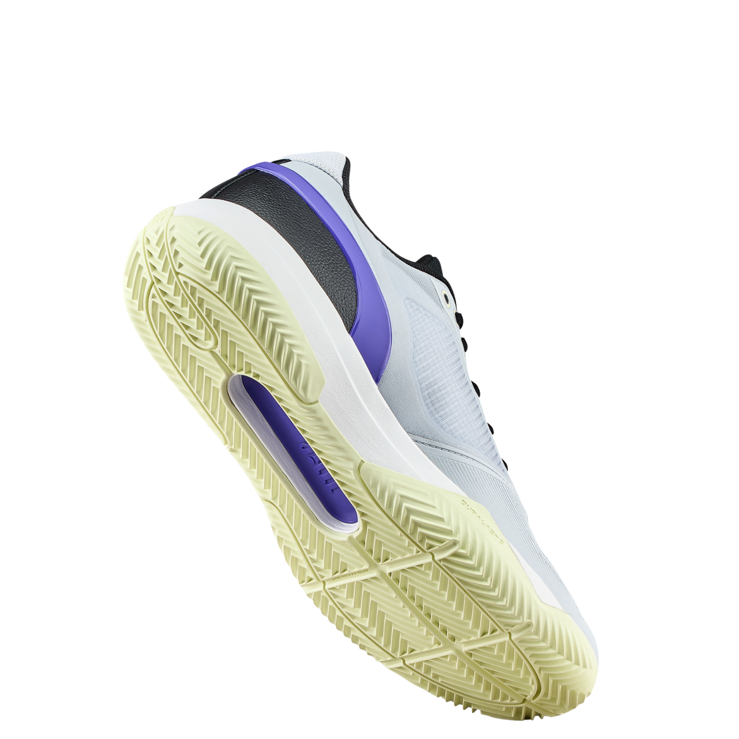 Wilson Rush Pro 5 Clay Tennis Shoe Men - Grey Dawn/Black/Tender Yellow Tennis Shoes Wilson