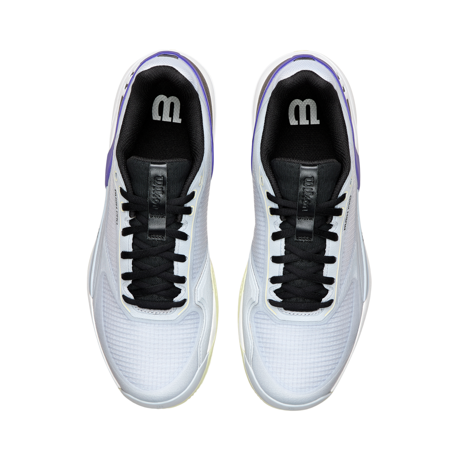 Wilson Rush Pro 5 Clay Tennis Shoe Men - Grey Dawn/Black/Tender Yellow Tennis Shoes Wilson
