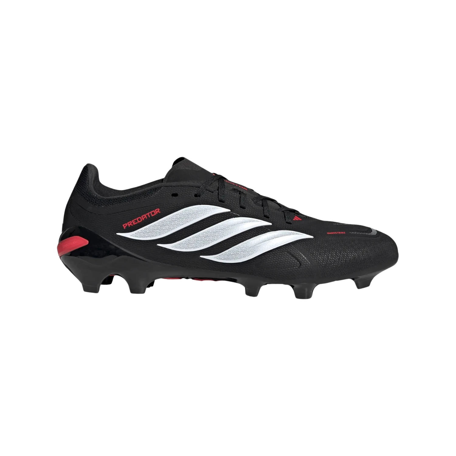 Adidas Predator League FG Football Boots - Black/White/Red shoes Adidas