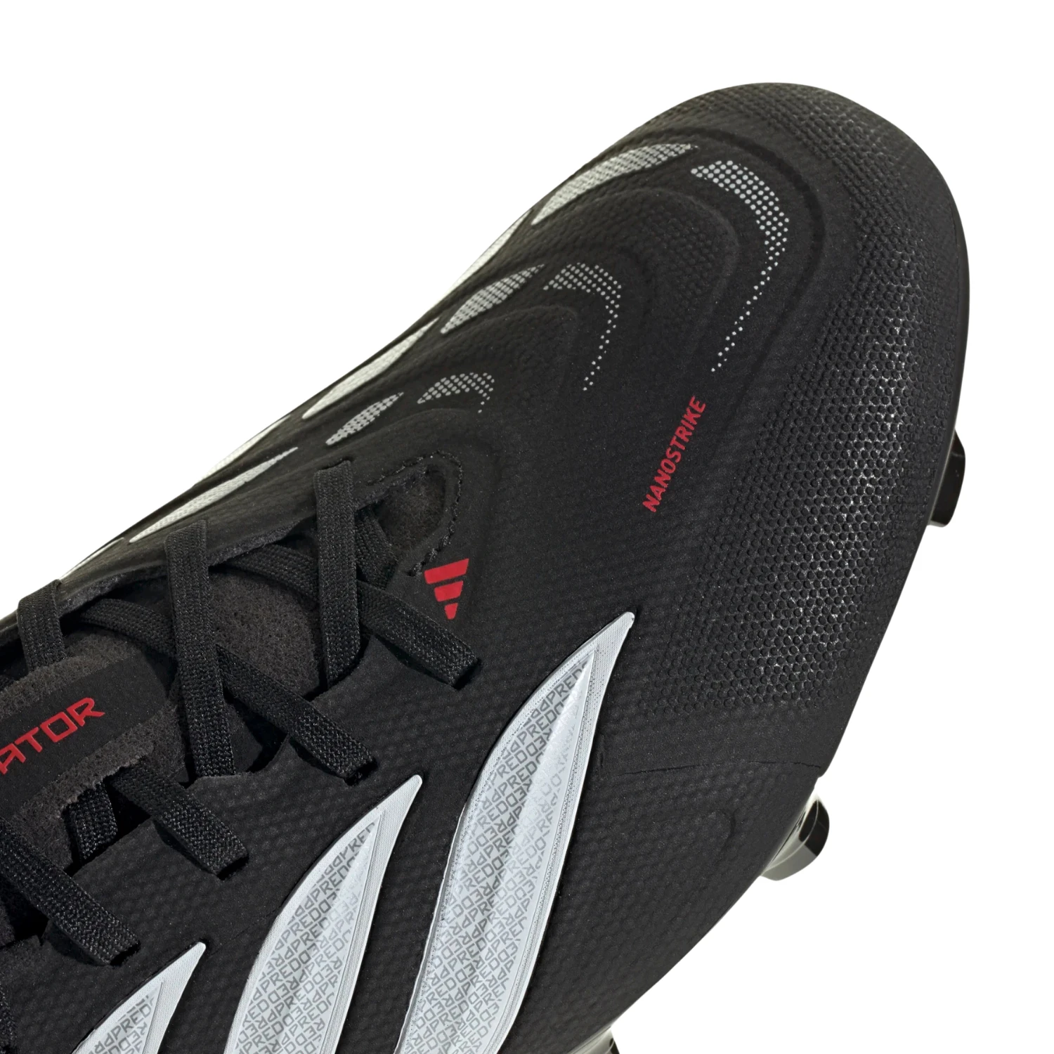 Adidas Predator League FG Football Boots - Black/White/Red shoes Adidas