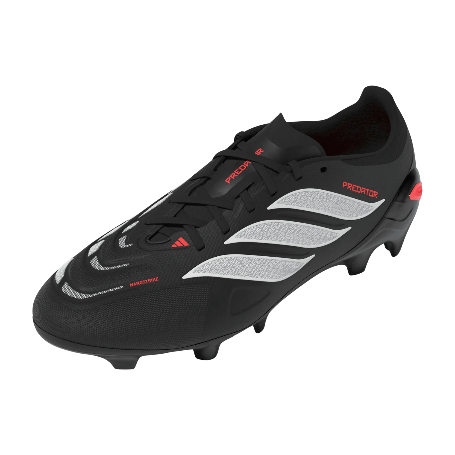 Adidas Predator League FG Football Boots - Black/White/Red shoes Adidas