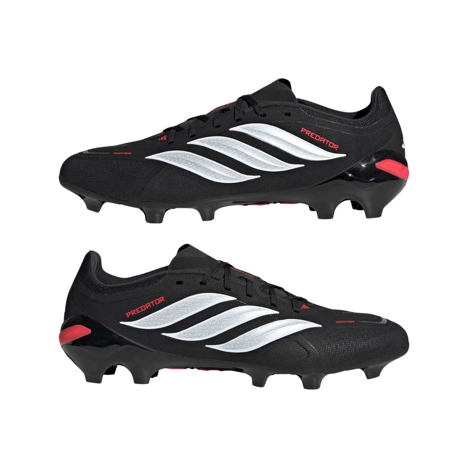 Adidas Predator League FG Football Boots - Black/White/Red shoes Adidas
