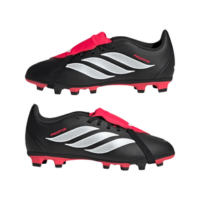 Adidas Predator Club FT FG Football Boots Kids - Black/White/Red shoes Adidas