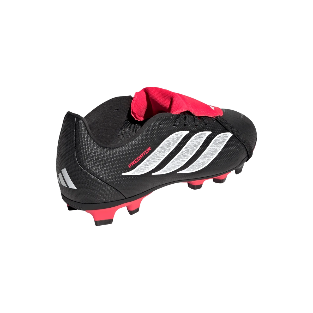 Adidas Predator Club FT FG Football Boots Kids - Black/White/Red shoes Adidas