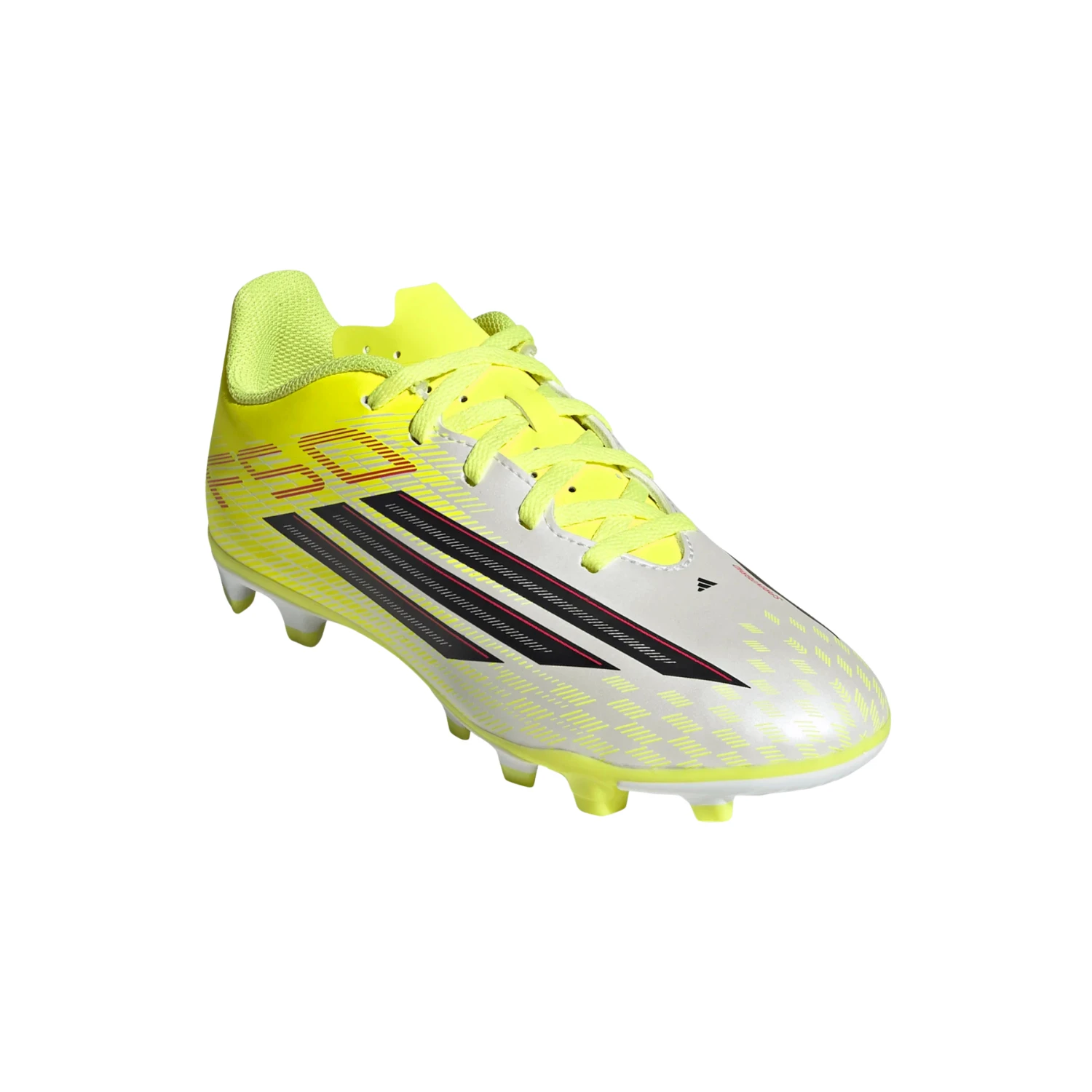 Adidas F50 Club FG/MG Football Boots Junior - Yellow/Black/Red shoes Adidas