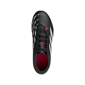 Adidas Predator Club FG/MG Football Boots - Black/White/Red shoes Adidas