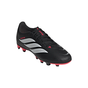 Adidas Predator Club FG/MG Football Boots - Black/White/Red shoes Adidas