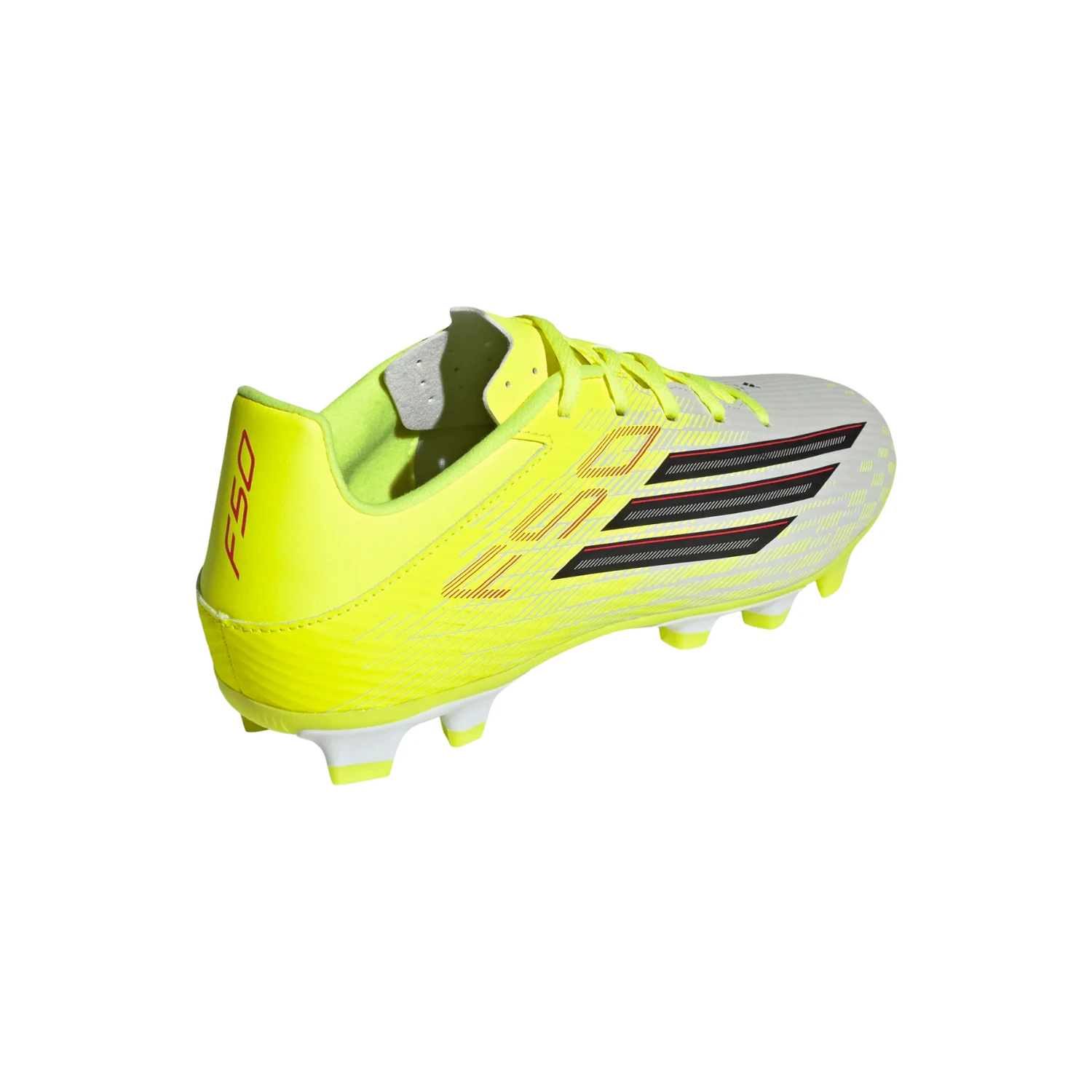 Adidas F50 Club FG/MG Football Boots - Yellow/Black/Red shoes Adidas