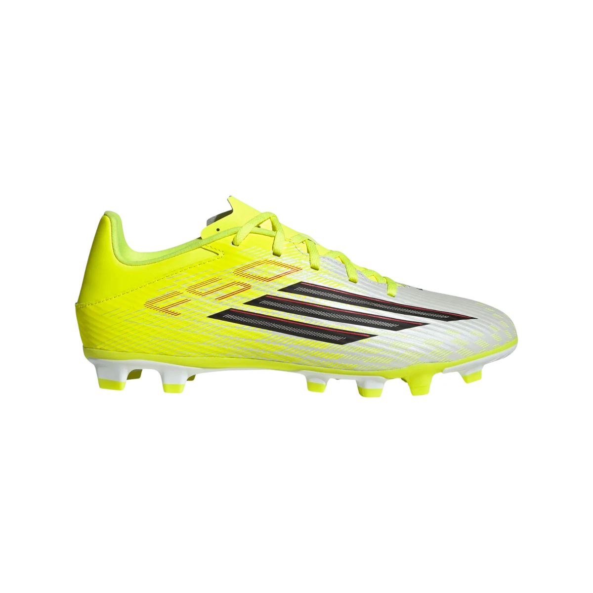 Adidas F50 Club FG/MG Football Boots - Yellow/Black/Red shoes Adidas