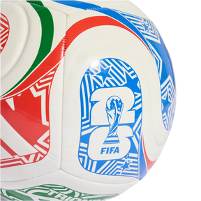Adidas Trionda World Cup Club Ball - White/Red/Blue/Green Accessories Adidas