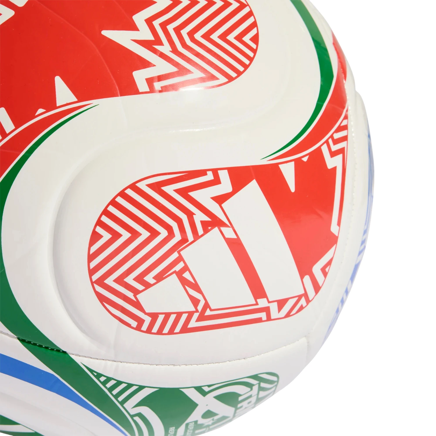 Adidas Trionda World Cup Club Ball - White/Red/Blue/Green Accessories Adidas