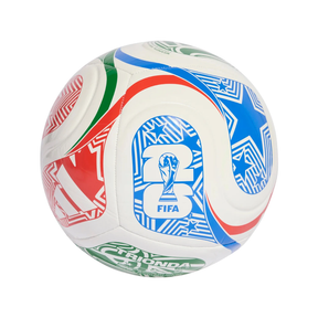 Adidas Trionda World Cup Club Ball - White/Red/Blue/Green White Vivid Red Glow Blue Green S5 Accessories Adidas