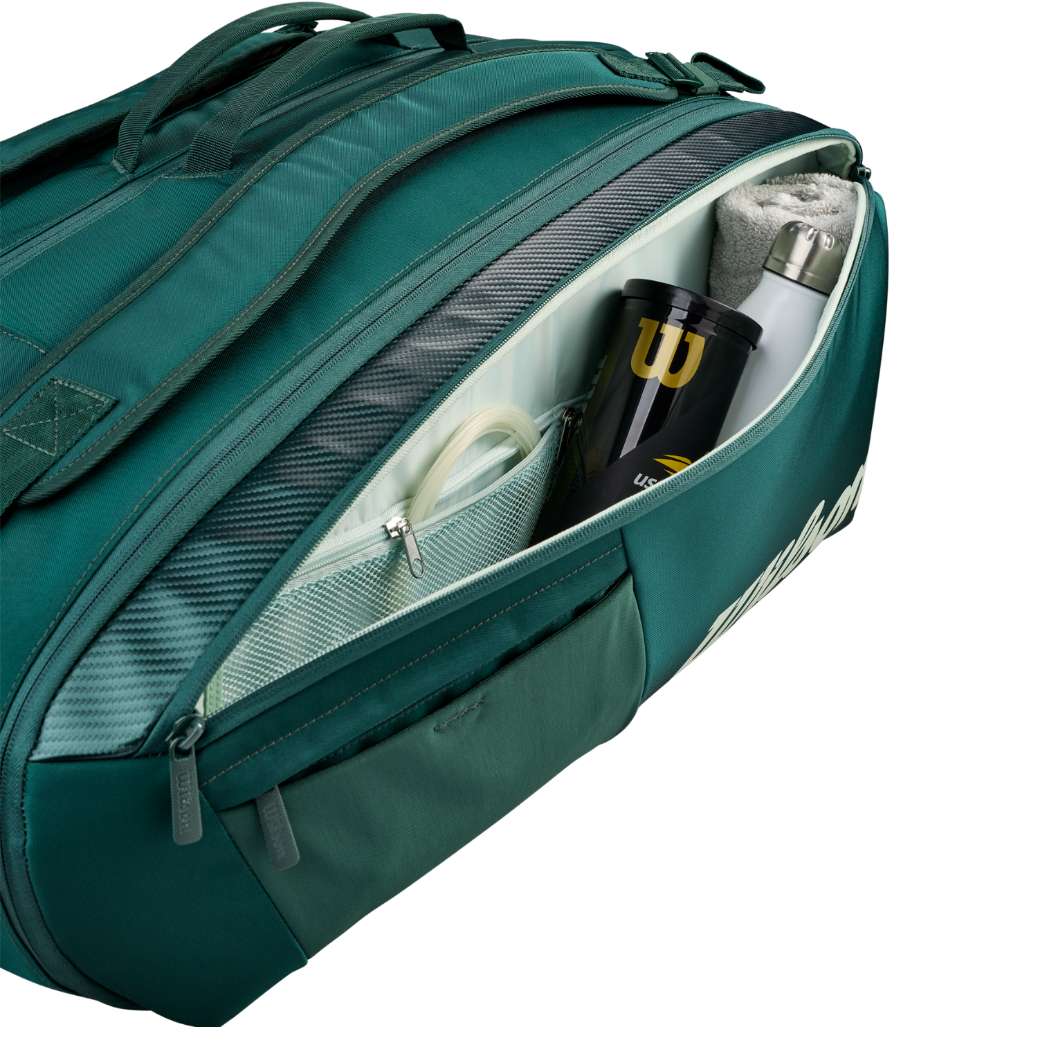 Wilson Blade V10 15Pk Racket Bag 2026 - Green Luggage Wilson