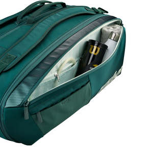 Wilson Blade V10 15Pk Racket Bag 2026 - Green Luggage Wilson