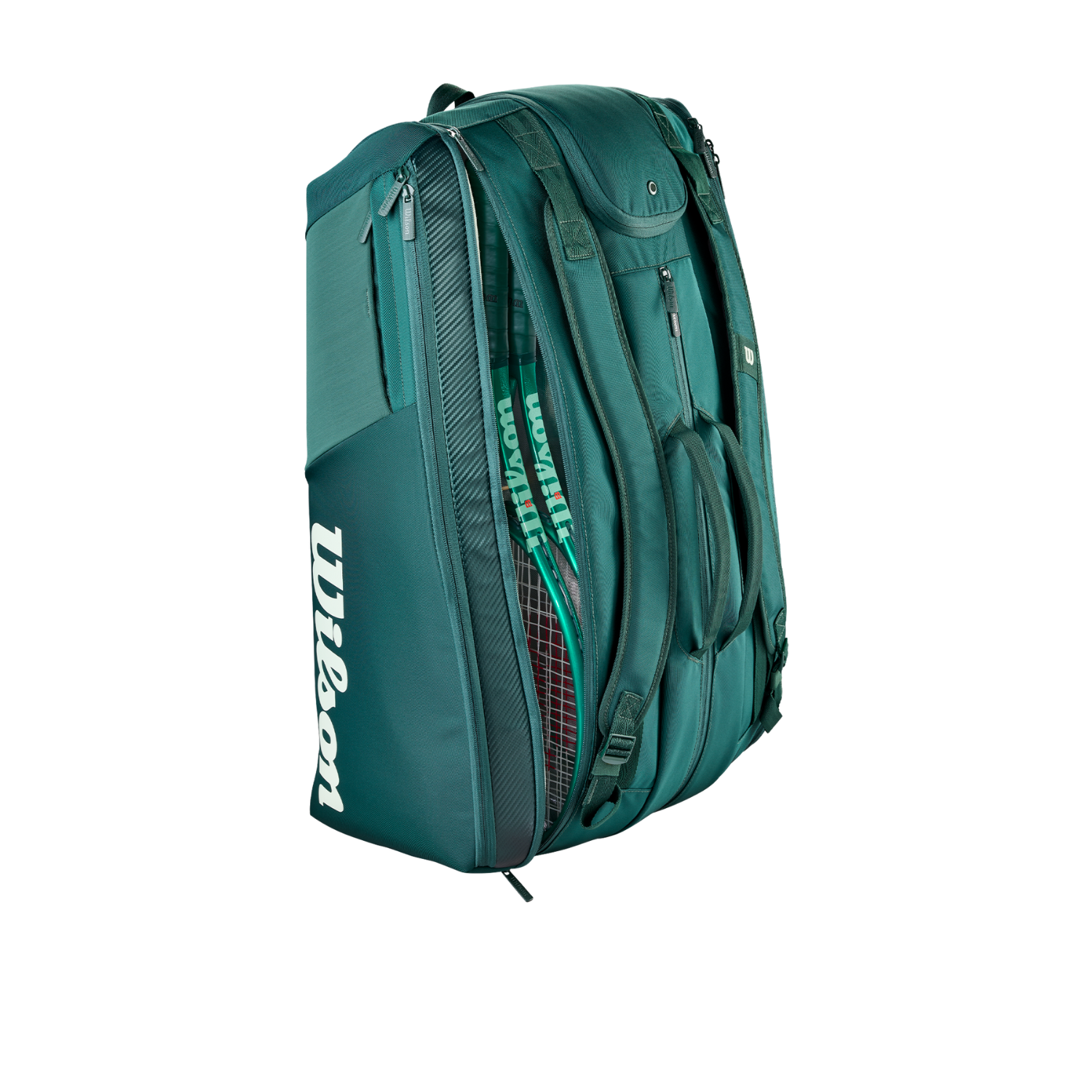 Wilson Blade V10 15Pk Racket Bag 2026 - Green Luggage Wilson