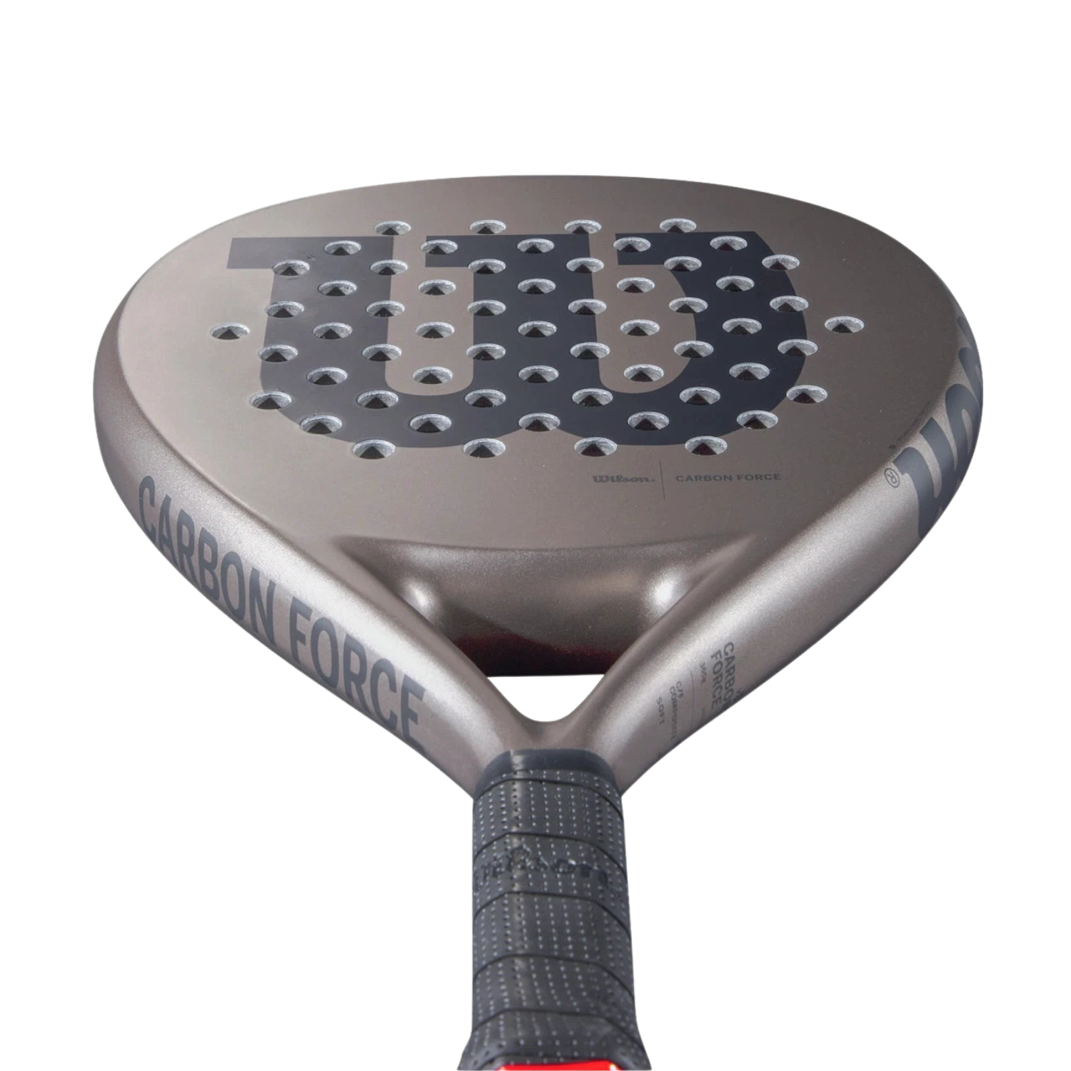 Wilson Carbon Force Padel Racket - Grey Padel Wilson