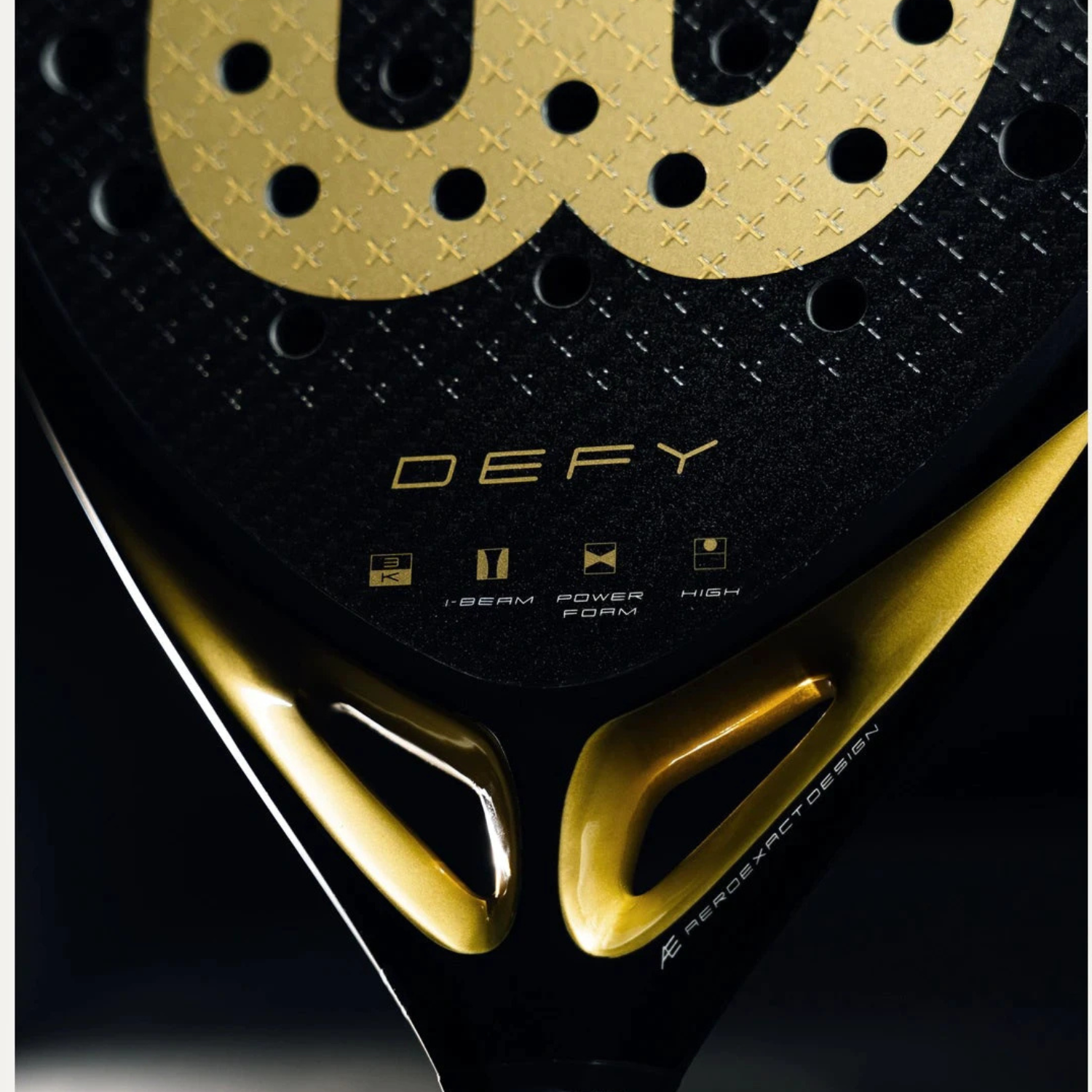 Wilson Defy V1 Padel Racket -Black/Gold Padel Wilson