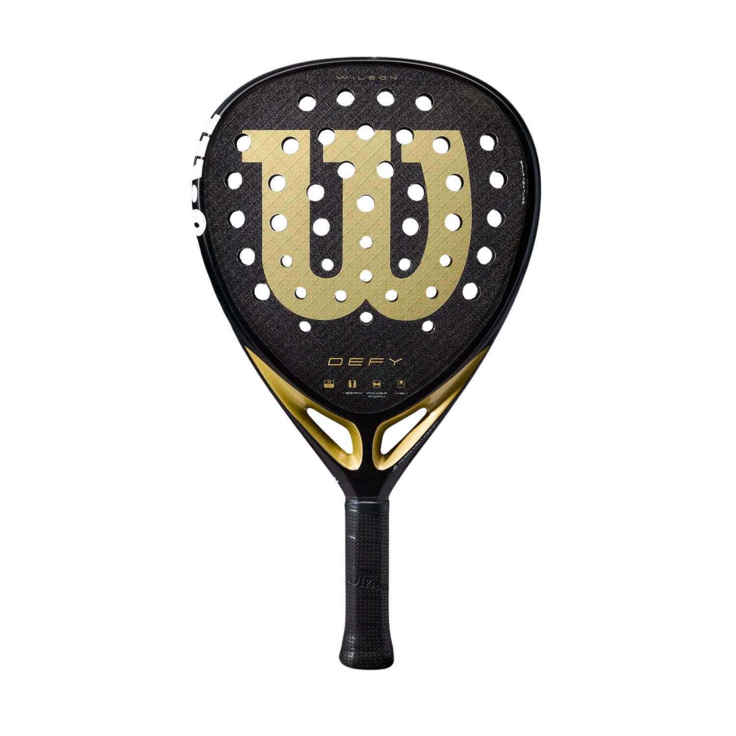 Wilson Defy V1 Padel Racket -Black/Gold Black Gold G2 Padel Wilson