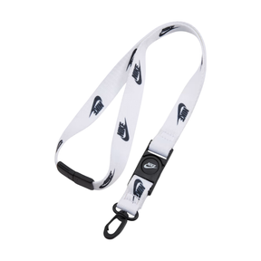 Nike Club Standard Lanyard - White/Black White Black White One Size Accessories Nike
