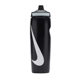 Nike Refuel Grip Water Bottle 24oz - Black/White Black Black White One Size Accessories Nike