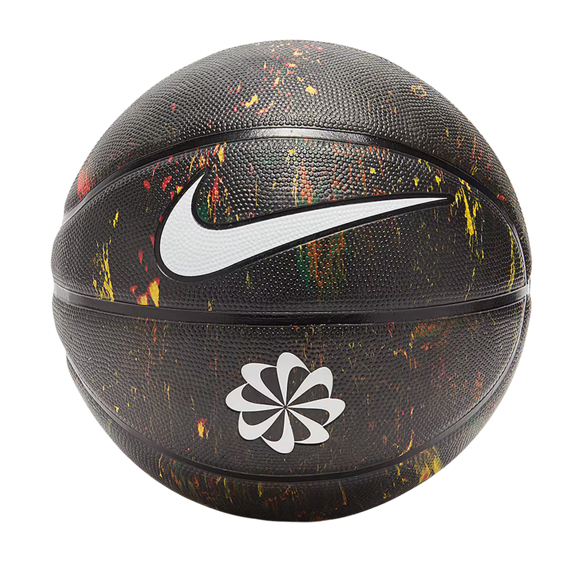 Nike Everyday Playground 8P Next Nature Basketball - Amber/Black Multi Black Black White TestSize Basketball Nike