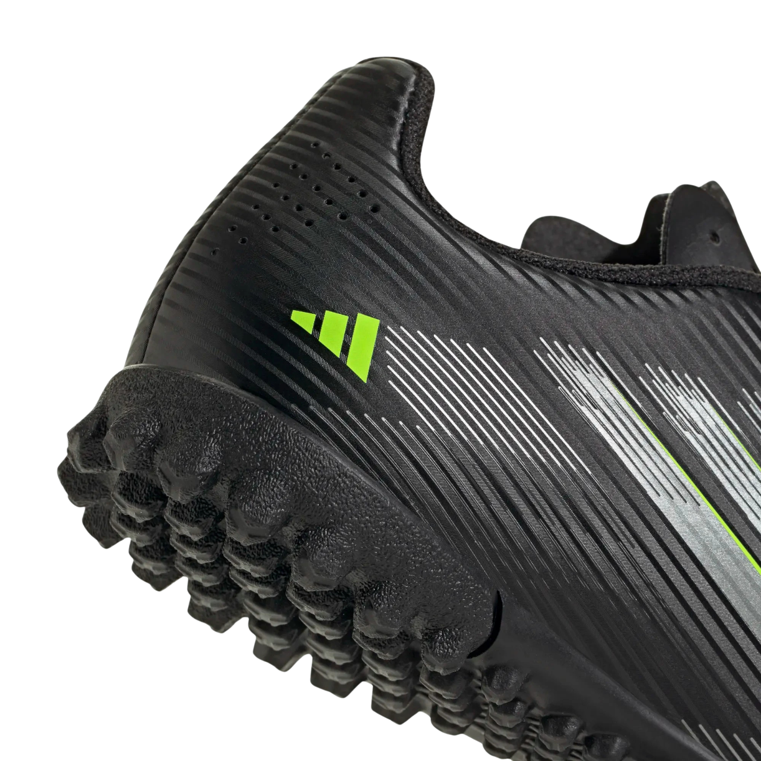Adidas F50 Club TF Football Shoe Junior - Black/Lemon shoes Adidas