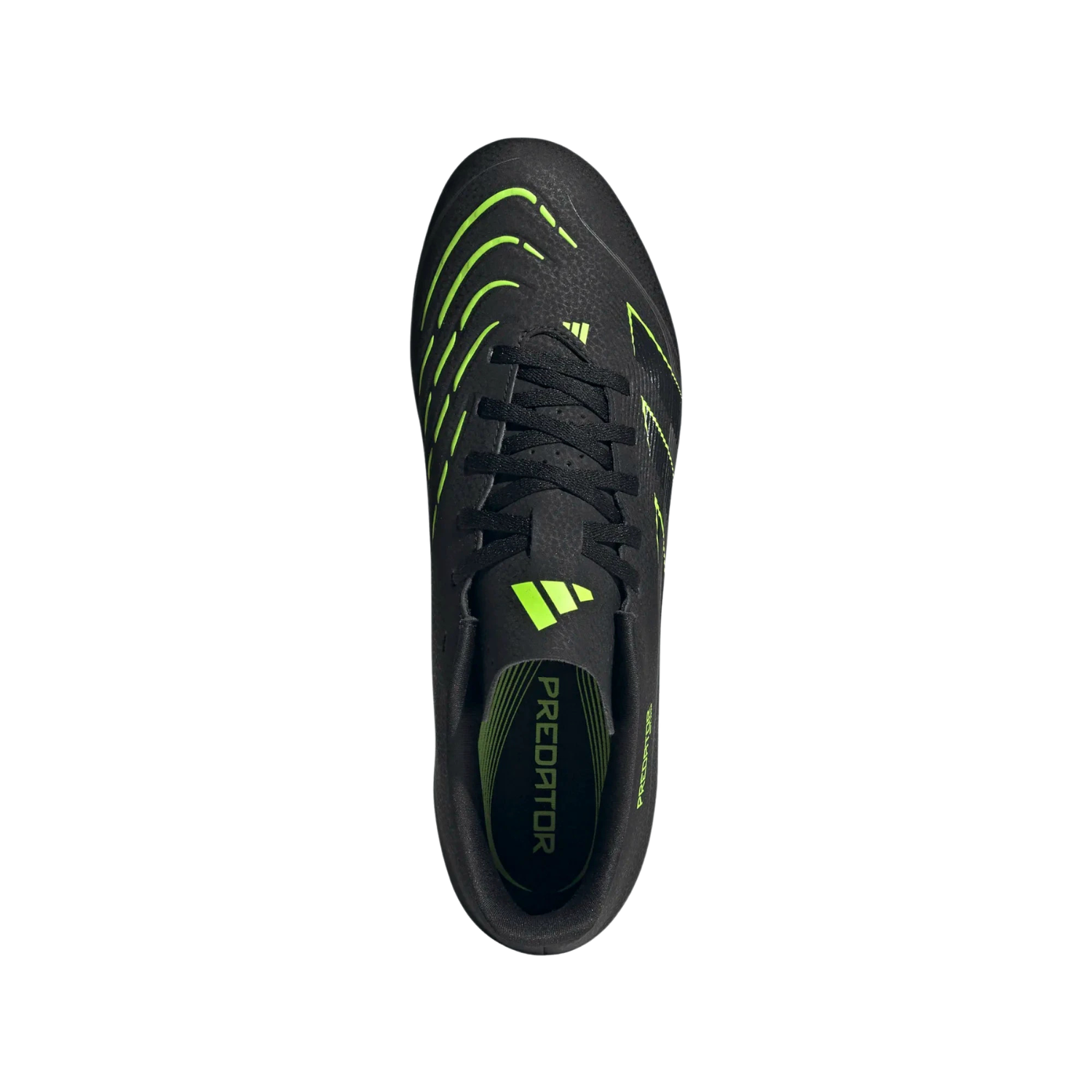 Adidas Predator Club FG/MG Football Shoe Unisex - Black/Lemon